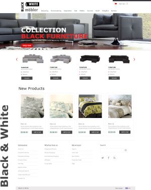 Interneto svetainės kūrimas baldų salonui, Švedija